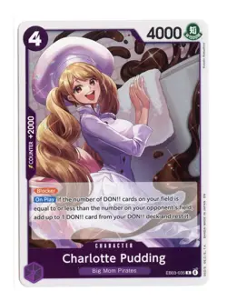 Charlotte Pudding EB03-035 R Foil One Piece Extra Booster: One Piece Heroines NM - Image 1