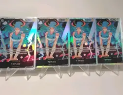 Bandai One Piece TCG: The Time for Battle Yamato OP16-098 SR Foil x4 - Image 1