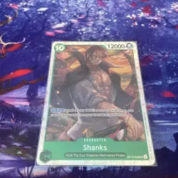 One Piece TCG OP13: Shanks OP13-028 SR - Image 1