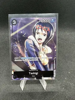 • Tashigi • OP02-105 Alt Art Foil Box Topper One Piece TCG NM - Image 1