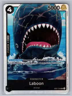 Laboon (048) EB01-048 Super Rare Extra Booster: Memorial Collection One Piece NM - Image 1