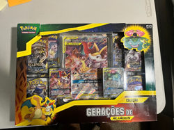 PORTUGUESE - Tag Team Generations Premium Collection Pokemon TCG Damaged Box - Image 1