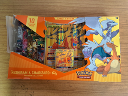 Pokemon Reshiram and Charizard GX Tag Team Premium Collection Box. Sealed. Read. - Image 1