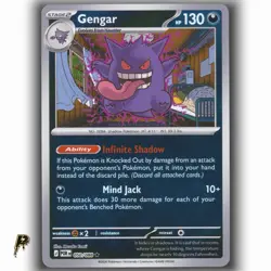 2026 Pokemon Perfect Order Gengar 050/088 Reverse Holo Rare NM - Image 1