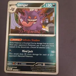 Gengar 050/088 Rare Perfect Order Pokemon Reverse Holo NM/M - Image 1