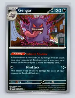 Gengar 050/088 Rare Perfect Order Reverse Holo Pokemon Card NM - Image 1