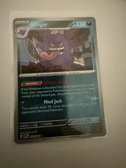 Gengar 050/088 Reverse Holo Rare Perfect Order Pokemon TCG Card NM - Image 1