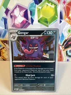 Gengar 050/088 Reverse Holo Rare - Pokemon TCG Perfect Order - NM - Image 1