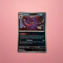 Gengar 050/088 NM Reverse Holo Rare Pokemon Perfect Order Card TCG English - Image 1
