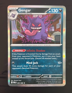 Pokemon Card - Gengar 050/088 Reverse Holo Rare - Perfect Order - NM - Image 1
