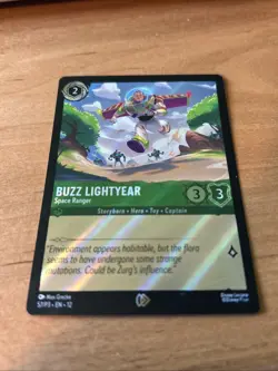 Disney Lorcana Buzz Lightyear Space Ranger 57/P3 English Emerald AMC Promo - Image 3