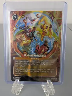 Ravensburger Disney Lorcana It Means No Worries 208/204 EN Enchanted Foil Amber - Image 1
