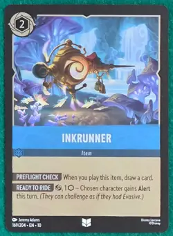 Inkrunner (Cold Foil) - Whispers in the Well #169 - Disney Lorcana TCG Card - Image 1