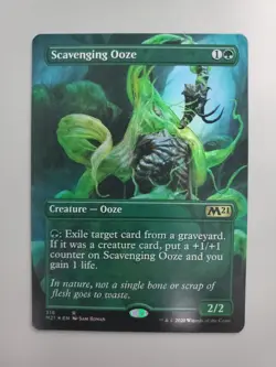 MTG Scavenging Ooze Core Set 2021 Alternate Art Foil Rare - Image 1