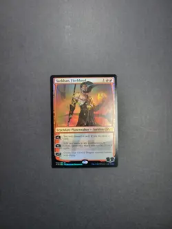 Sarkhan, Fireblood Magic The Gathering Core Set 2019 Foil Mythic Near Mint - Image 2