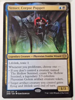 Venser, Corpse Puppet - Phyrexia All will be One- Magic the Gathering MTG - Image 1