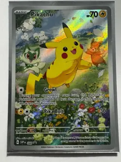 2024 POKEMON SVP EN-SV BLACK STAR PROMO088 PIKACHU PALDEA ADVENTURE CHEST - Image 1