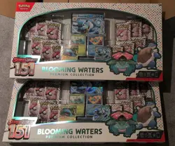 2 Pokemon TCG Blooming Waters Premium Collection Factory Sealed - Image 1