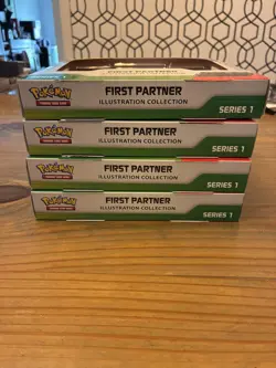 *LOT OF 4* First Partner Illustration Collection (Series 1) Pokemon TCG ENG - Image 3