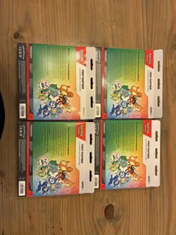 *LOT OF 4* First Partner Illustration Collection (Series 1) Pokemon TCG ENG - Image 4