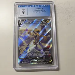 Pokemon Zeraora V 166/198 Swsh06 Chilling Reign Alt Full Art Holo CGC 9 2021 - Image 1