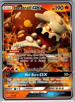 Heatran GX 25/236 - 2019 - Pokemon 2019 World Championship - Ultra Rare (NM) - Image 1