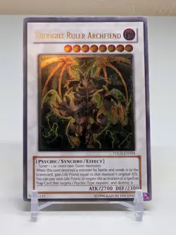 Thought Ruler Archfiend TDGS-EN044 Ultimate Rare Holo The Duelist Genesis LP - Image 1