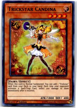 TRICKSTAR CANDINA MP18-EN037 ULTRA RARE YU-GI-OH MP - Image 1