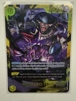 OP16-119 Marshall.D.Teach SEC Alt Art The Time To Battle One Piece TCG - Image 1