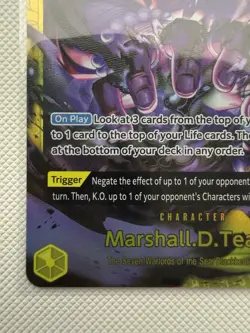 OP16-119 Marshall.D.Teach SEC Alt Art The Time To Battle One Piece TCG - Image 5
