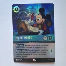 Disney Lorcana Winterspell - Mickey Mouse Bob Cratchit Epic Foil #219/204 - Image 1
