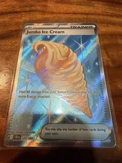 Jumbo Ice Cream 109/086 Ultra Rare ME04: Chaos Rising Pokemon Near Mint - Image 1