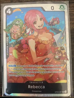 One Piece Card Game - Rebecca OP05-091 Awakening Of The New Era SR English Holo - Image 1