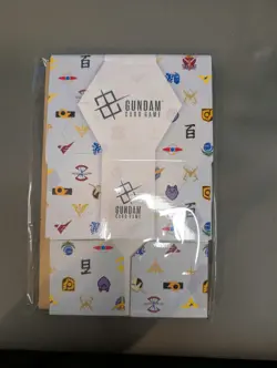 Gundam Card Game -English Storage Box & Resource Card Set - EVX07 - New & Sealed - Image 1