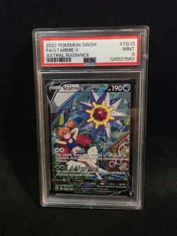 Pokemon TCG Starmie V TG13/TG30 Full Art Astral Radiance 2022 PSA 9 Mint - Image 1