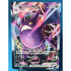 Crobat Vmax 045/072 Shining Fates- NM Ultra Rare Full Art Pokemon Card Nm-Mt - Image 3