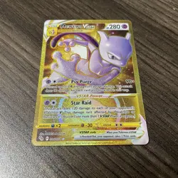 Pokemon TCG Mewtwo Vstar 086/078 Pokemon GO Secret Rare - Image 1