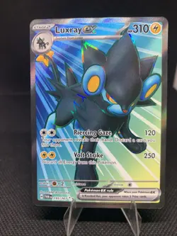 Pokemon TCG Luxray EX Twilight Masquerade Ultra Rare Full Art Card 195/167 Mint - Image 1