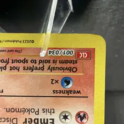 Charmander 001/034 Trading Card Game Classic Holo - Image 4