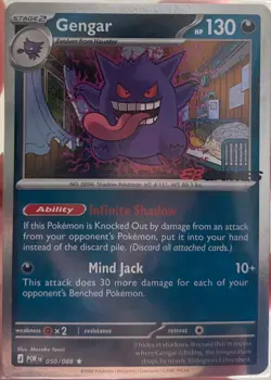 Gengar 050/088 - EB Games Promo - English SEALED Pokemon TCG Promo Card - Image 2