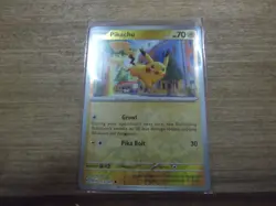 Pokemon Card Scarlet & Violet Paldean Fates 018/091 Pikachu Reverse Holo NM/M - Image 1