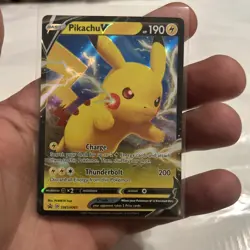 Pikachu V SWSH061 SWSH: Sword & Shield Promo Cards Holo - Image 1