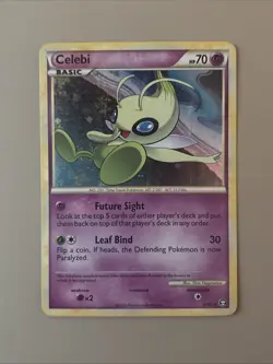 Celebi - 3/102 - Pokemon Triumphant Holo Card VLP/NM - Image 1