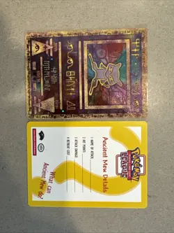 Wizards of the Coast Ancient Mew Mew 2000 Promo Holo Pokemon TCG Card - Image 1