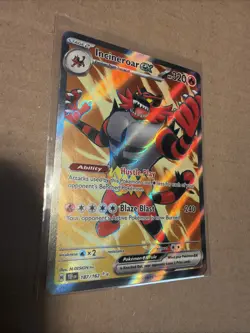 Incineroar ex 187/162 Temporal Forces Full Art Ultra Rare Holo Pokemon Card NM/M - Image 3