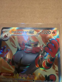 Incineroar ex 187/162 Temporal Forces Full Art Ultra Rare Holo Pokemon Card NM/M - Image 4