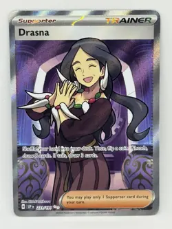 Pokemon Card Drasna 231/191 Surging Sparks Full Art Holo - Image 1