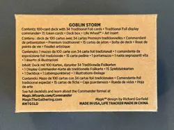 Magic the Gathering Goblin Storm Secret Lair Commander Deck factory sealed WotC - Image 4