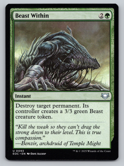 Beast Within - Commander: Edge of Eternities MTG - Image 1