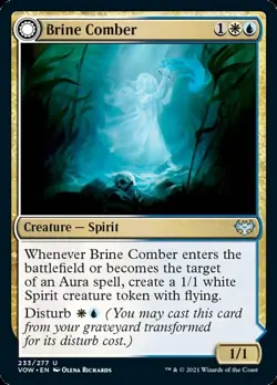 Brine Comber // Brinebound Gift [Innistrad: Crimson Vow] Foil Near Mint - Image 1